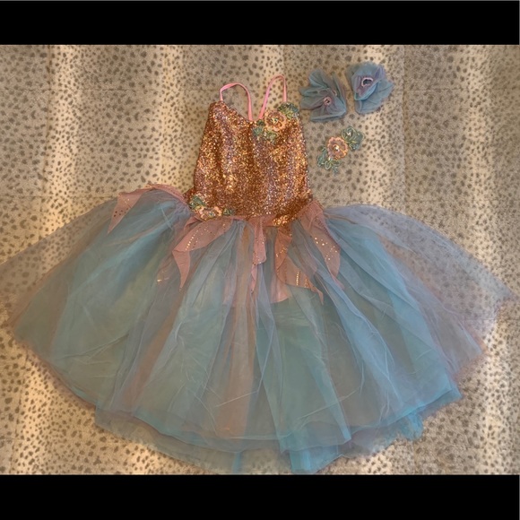 Big beautiful & full tulle tutu dance costume. - Picture 9 of 11
